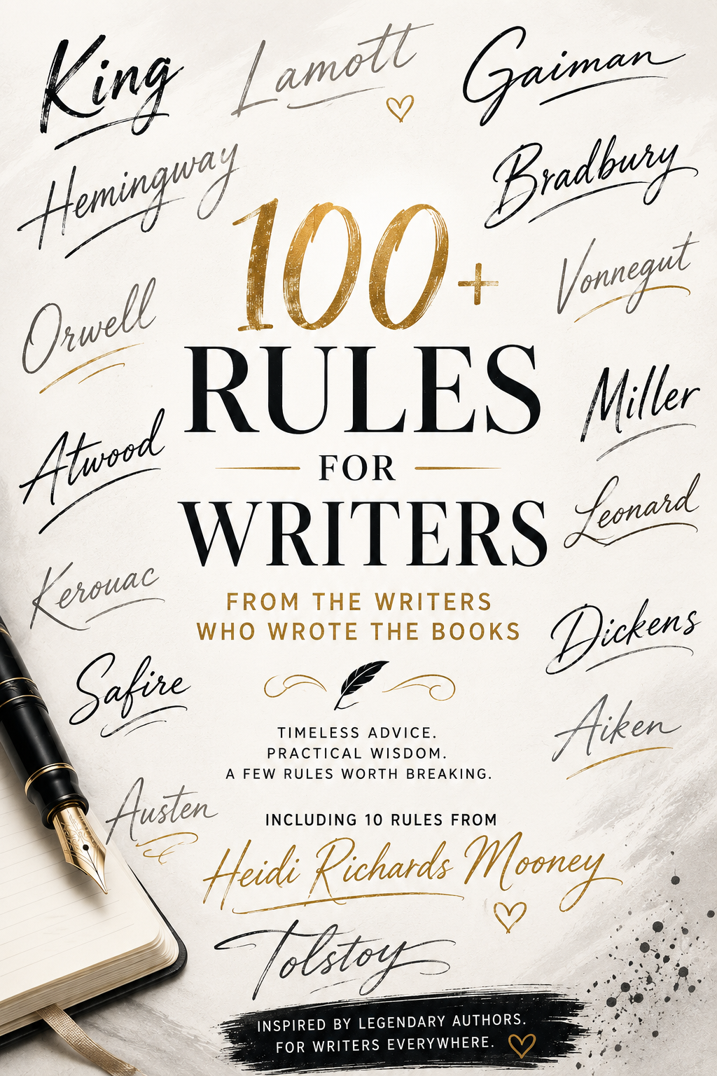 100 plus rules for writers from writers