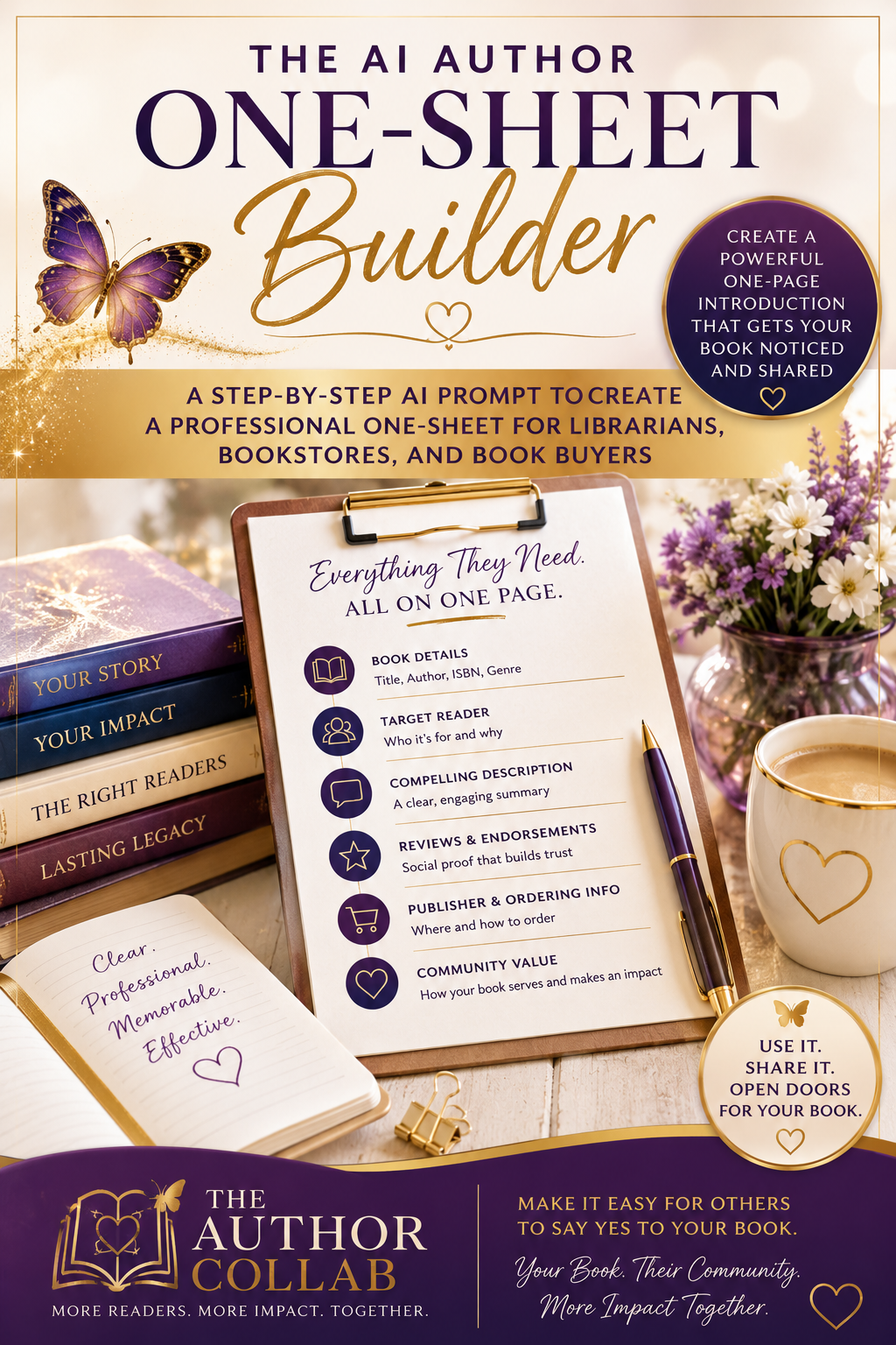 AI AUTHOR ONE SHEET BUILDER