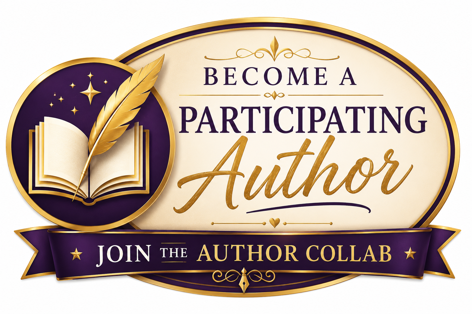 become a participating author logo one