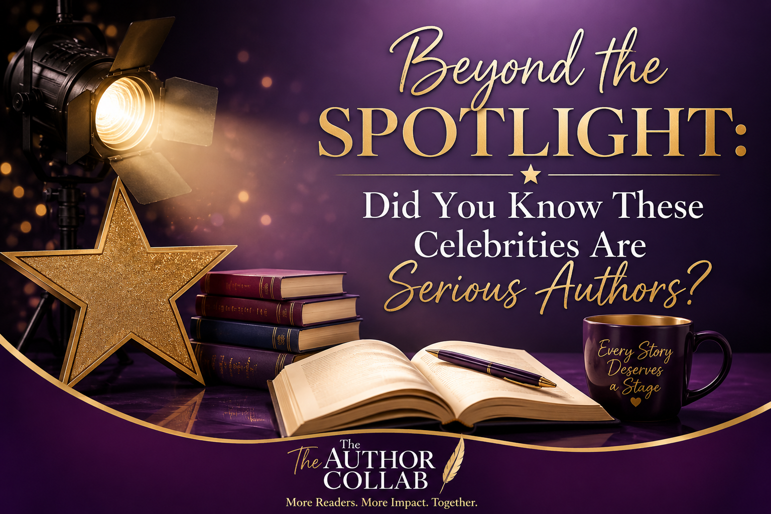 "Beyond the Spotlight: Did You Know These Celebrities Are Serious Authors?"