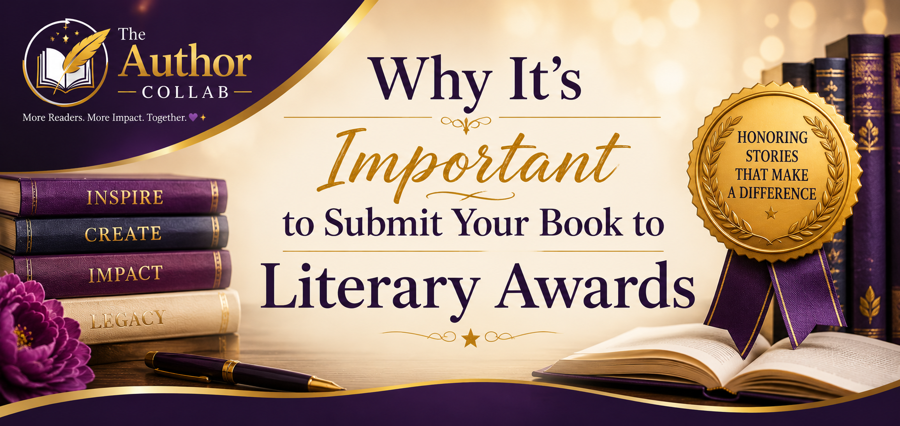 Why It’s Important to Submit Your Book to Literary Awards