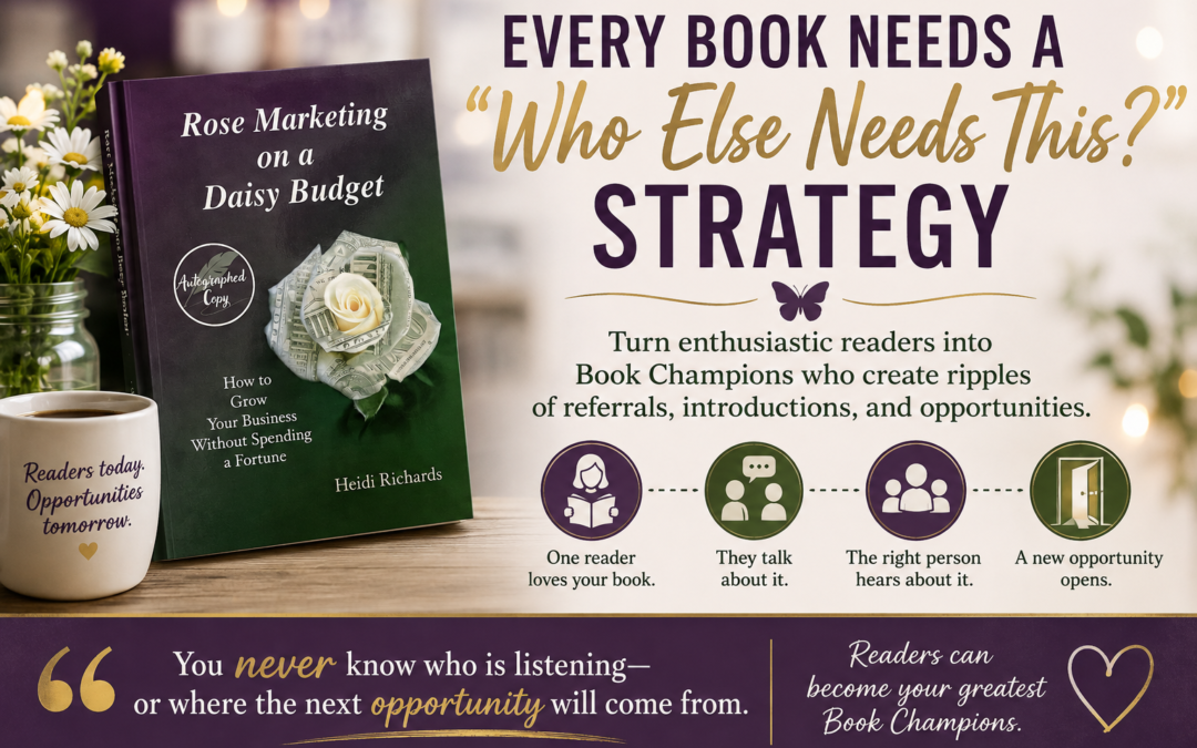 Every Book Needs a “Who Else Needs This?” Strategy