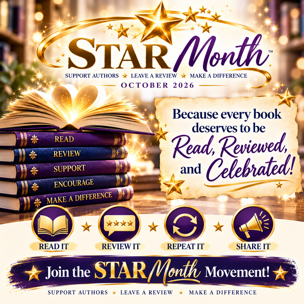 Join the STAR Month Movement "Join the STAR Month Movement"