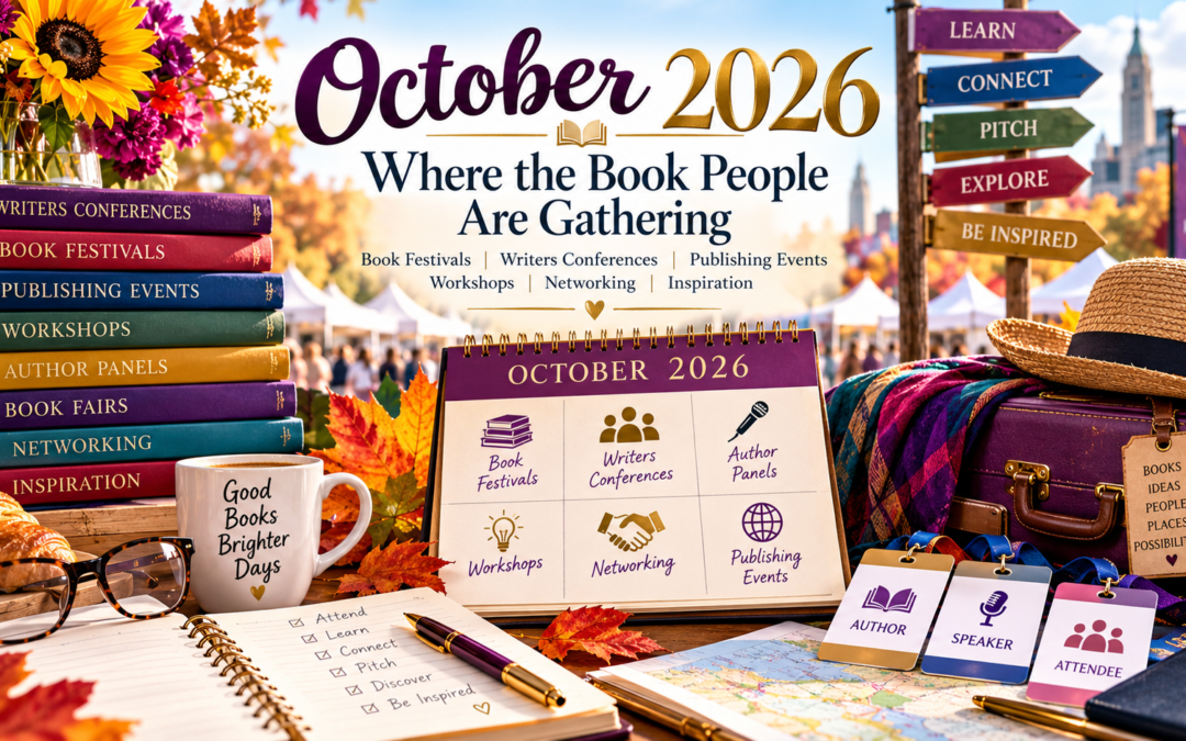 October 2026 Book Festivals, Writers Conferences & Literary Events for Authors