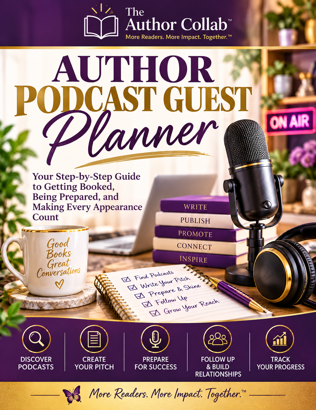 "Author Podcast Guest Planner"